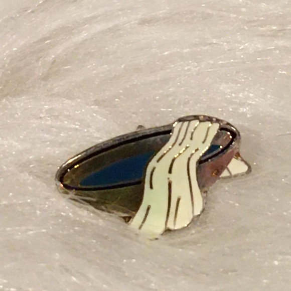 Retro thanks for service christian lapel pin - Picture 2 of 4